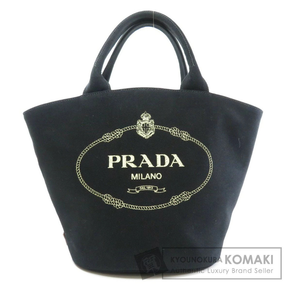 Prada Canapa Bucket Tote Bag Canvas - Picture 1 of 11